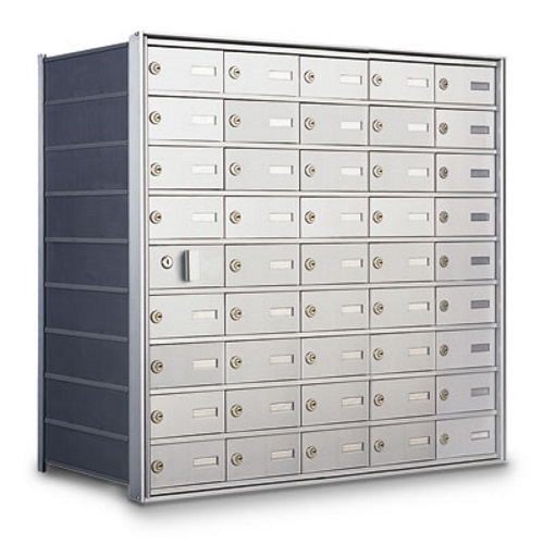 CAD Drawings American Postal Manufacturing Co. Front Loading 44-Door Horizontal Private Mailbox